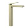 LLAVE PARA LAVABO MONOMANDO DORADO CUELLO ALTO FÁCIL INSTALACIÓN