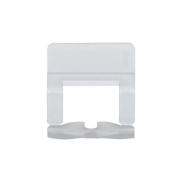 CLIP CURVO PARA NIVELACIÓN DE AZULEJOS 4.2 X 3.5 CM PLÁSTICO TRANSPARENTE