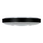 PLAFÓN ILUMINADO LED SOBREPONER CIRCULAR 25 W NEGRO Y CROMO CCT PARA INTERIOR