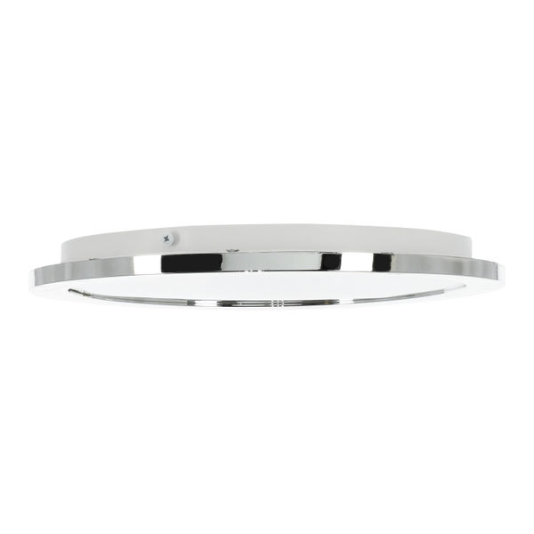 PLAFÓN ILUMINADO LED SOBREPONER CIRCULAR 14 W CROMO PARA INTERIOR