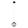 LÁMPARA COLGANTE LED 1.20 M X 24 CM NEGRO