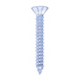 4 TORNILLOS PARA METAL 1-1/2 PULGADA PLATA