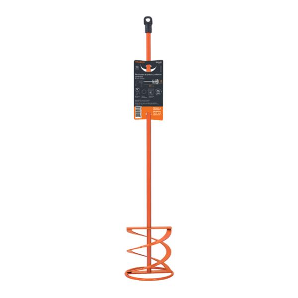 REVOLVEDOR PARA MEZCLAR PINTURA Y ADHESIVO LÍQUIDOS DE BAJA VISCOSIDAD ACERO 120 MM