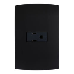 CONTACTO SENCILLO CON PLACA NEGRO SCHNEIDER ELECTRIC
