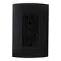 CONTACTO DUPLEX GFCI CON PLACA NEGRO SCHNEIDER ELECTRIC
