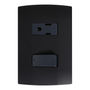 INTERRUPTOR CON CONTACTO NEGRO SCHNEIDER ELECTRIC