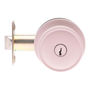 CERRADURA POMO BOLA 7 X 6.5 CM METAL ROSA MATE