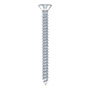 10 TORNILLOS PARA METAL PLATA1 1/2 PULGADA