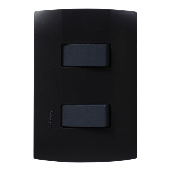 INTERRUPTOR DE ESCALERA CON PLACA NEGRO SCHNEIDER ELECTRIC