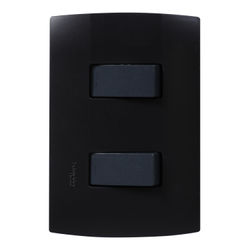 INTERRUPTOR DE ESCALERA CON PLACA NEGRO SCHNEIDER ELECTRIC