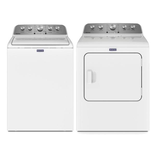 COMBO LAVADORA 24 KG Y SECADORA ELÉCTRICA 26 KG MAYTAG BLANCO