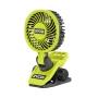KIT DE VENTILADOR DE PINZA CON BATERÍA USB LITHIUM DE 2.0 AH Y CARGADOR