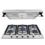 COMBO LIBERTA PARRILLA Y CAMPANA 76 CM ACERO INOX