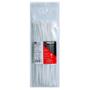 CINCHO PARA CABLES ELÉCTRICOS DE PLÁSTICO 4.8 X 300 MM BLANCO 100 PIEZAS