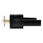 MANIJA PARA BAÑO Y RECÁMARA DE 35 A 45 MM METAL NEGRO MATE