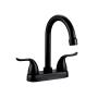 LLAVE PARA LAVABO DUOMANDO NEGRO EN LAVABO CUELLO ALTO
