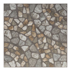 PISO CERÁMICO ARREOLA 44 X 44 CM GRIS TIPO PIEDRA CAJA CON 1.92 M2