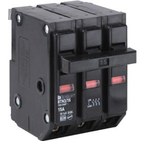 INTERRUPTOR TERMOMAGNÉTICO 15A, 3 POLOS, 120/240V, 10KA, ENCHUFABLE