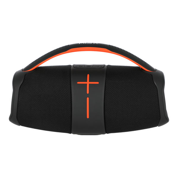 BOCINA BLUETOOTH CON LUZ LED NEGRA