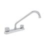 LLAVE PARA FREGADERO DUOMANDO CROMO CUELLO CORTO 8" ECOLÓGICA