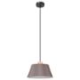 LÁMPARA COLGANTE VINTAGE DE METAL Y TEXTIL LATÓN SATINADO 1 LUZ EDALE