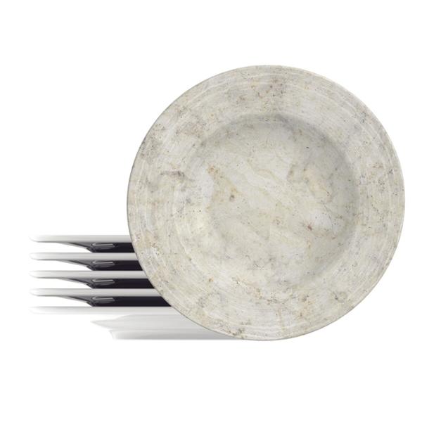 JUEGO DE PLATOS RASO TRAMONTINA TRAVERTINO 27 CM