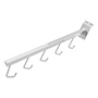CASCADA 5 GANCHOS DE 40 CM PLATA 2 PIEZAS