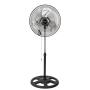 VENTILADOR DE PEDESTAL AJUSTABLE 18 PULGADAS 2 EN 1 NEGRO