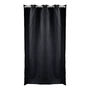 CORTINA DECORATIVA PARA VENTANA DE POLIÉSTER NEGRO 210 X 135 CM