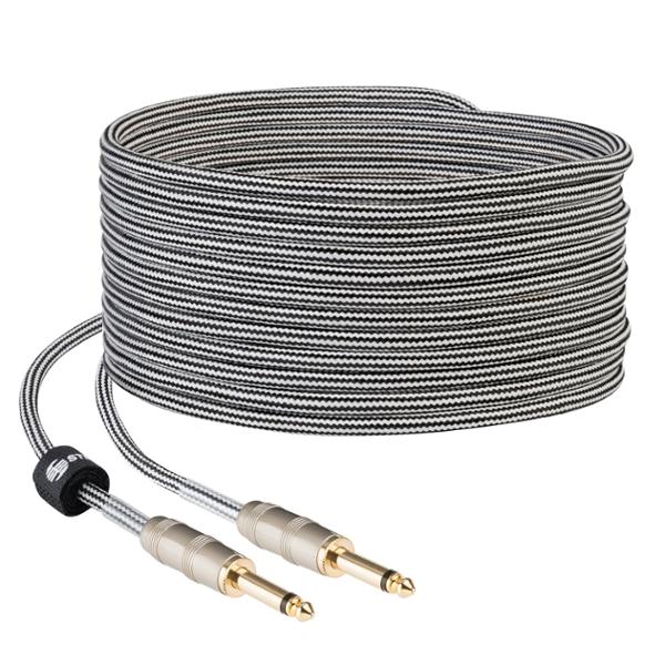 CABLE PLUG A PLUG 6,3 MM DE 7,2 M, TIPO CORDÓN