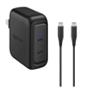 CARGADOR GAN USB C DOBLE POWER DELIVERY 100 W