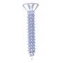 12 TORNILLOS PARA METAL 1 PULGADA PLATA 1
