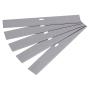 CUCHILLAS PARA RASPADOR 10 CM PLATA 5 PIEZAS