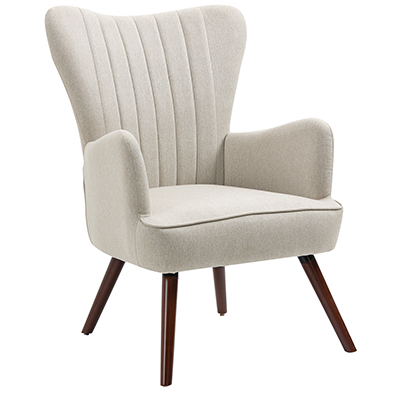 SILLÓN FIJO 1 PERSONA H1539 TELA BEIGE