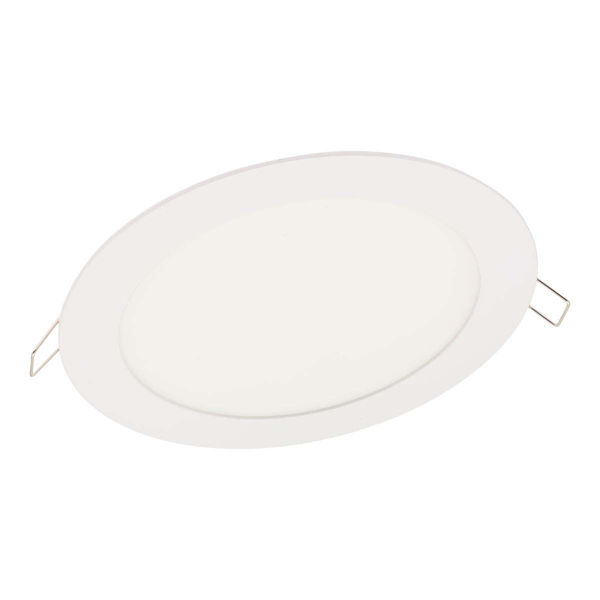 LÁMPARA DE TECHO EMPOTRABLE LED TECHO CIRCULAR 6" 12 W BLANCA MATE 4 PIEZAS