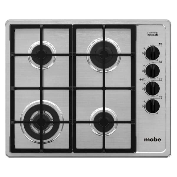 PARRILLA DE EMPOTRAR GAS 60 CM ENCENDIDO ELECTRONICO ACERO INOX