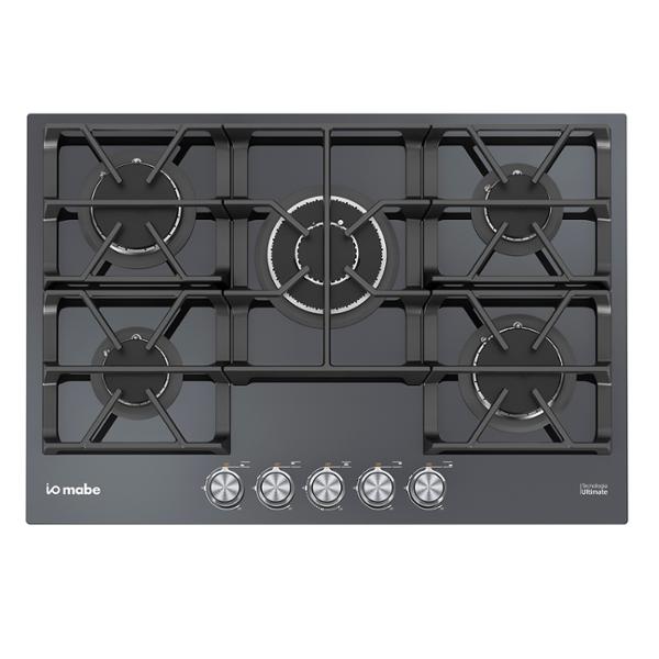 PARRILLA GAS 76 CM CON ENCENDIDO ELECTRONICO NEGRA