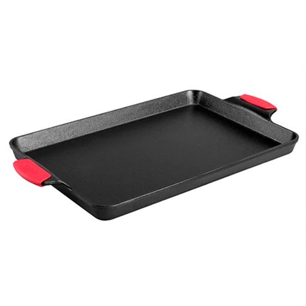 CHAROLA HIERRO FUNDIDO NEGRO 40X27CM LODGE