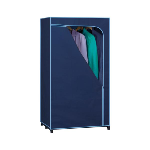 CLÓSET TELA ARMABLE 160 X 85 X 50 CM AZUL