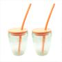 JUEGO 2 VASOS VIAJE PAVINA 300ML DURAZNO BODUM