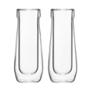 JUEGO 2 VASOS DOBLE PARED VIDRIO 220ML CORKCICLE