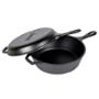 JUEGO 2P HORNO HOLANDES HF NEGRO 39CM 3L LODGE