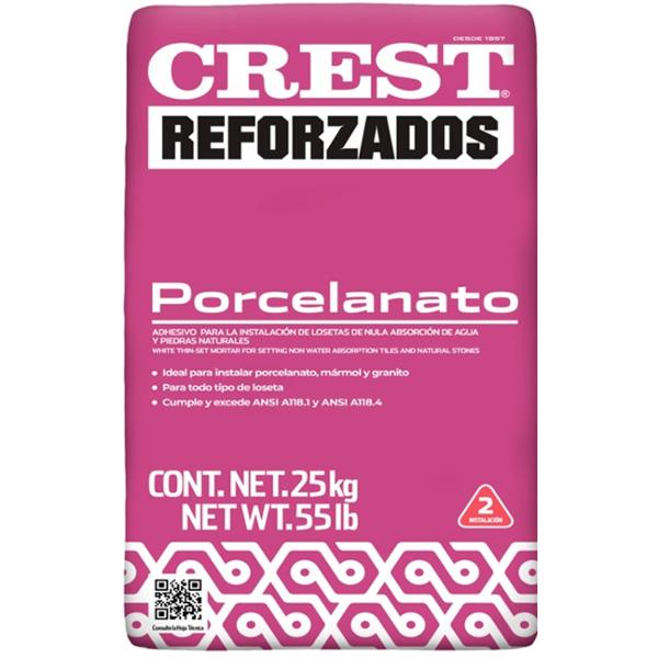 ADHESIVO PARA PISO PORCELANATO INTERIOR Y EXTERIOR 25 KG ALTA ADHERENCIA