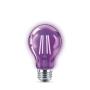 FOCO LED E26 A19 LUZ MORADA 4 W / 40 W 1 PIEZA