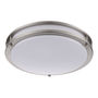 PLAFÓN ILUMINADO LED SOBREPONER CIRCULAR 36 W NÍQUEL LUZ CCT PARA INTERIOR