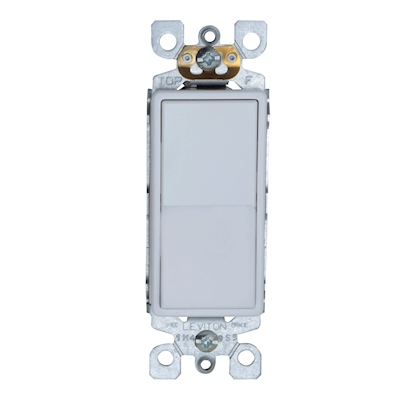 INTERRUPTOR SENCILLO BLANCO LEVITON 10 PIEZAS