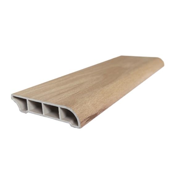 MOLDURA ZOCLO VASA VINÍLICO ACABADO DE MADERA COLOR ABE