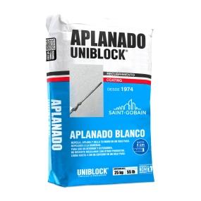 ESTUCO APLANADO PARA MUROS BLANCO REFORZADO 25 KG