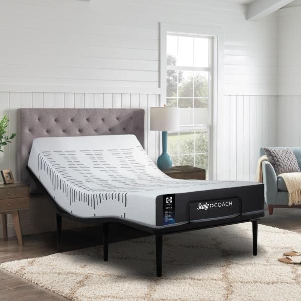 SET DE COLCHÓN COACH PRO CON BASE ELÉCTRICA AJUSTABLE MATRIMONIAL