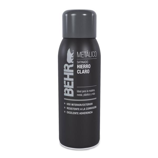 PINTURA EN AEROSOL HIERRO CLARO SATINADO PARA METAL MADERA PLÁSTICO SECADO RÁPIDO